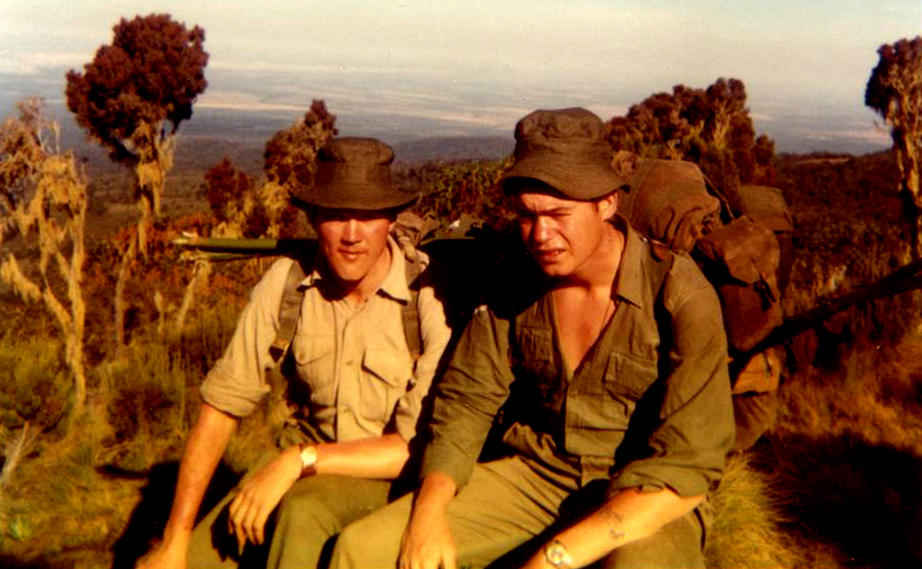 Pete Morrison on the Right- Kenya